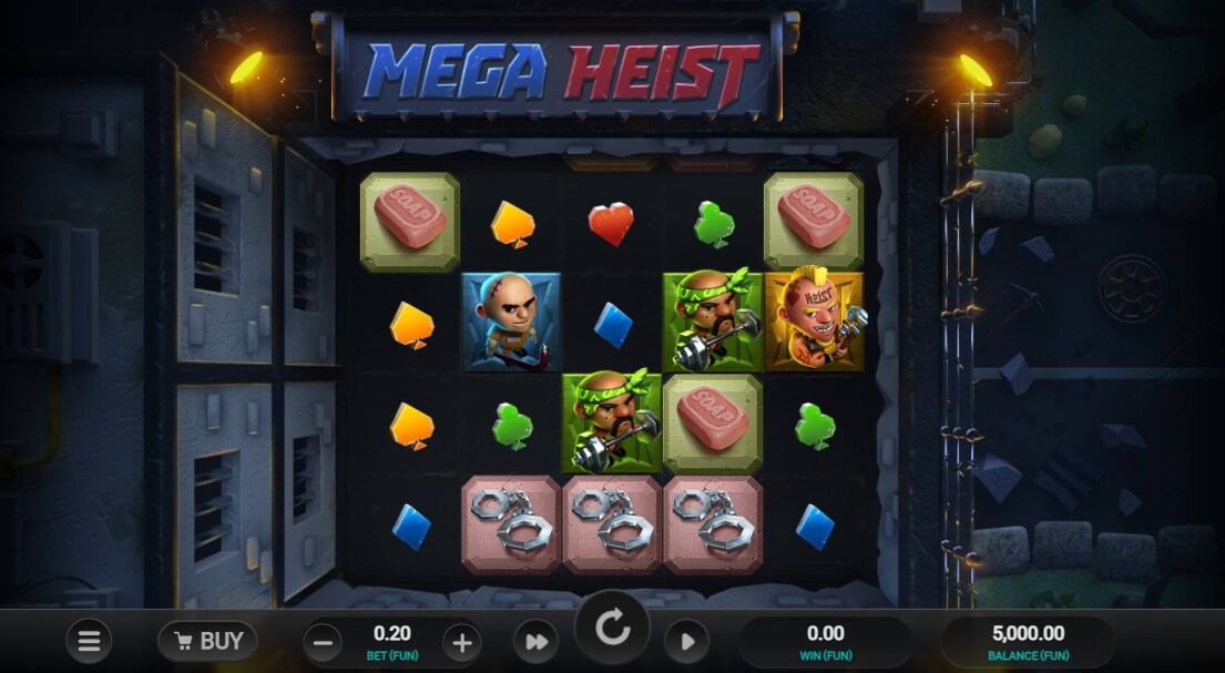 Mega Heist Relax Gaming joker slot
