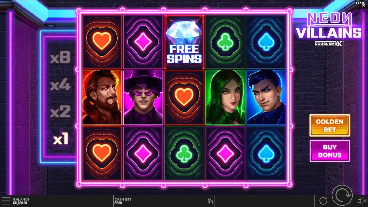 Neon Villains DoubleMax Yggdrasil joker slot