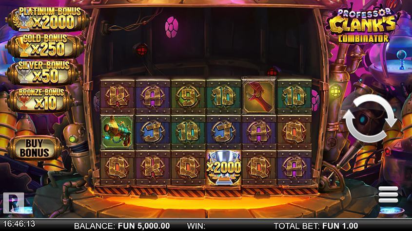 Professor Clank’s Combinator Yggdrasil joker slot