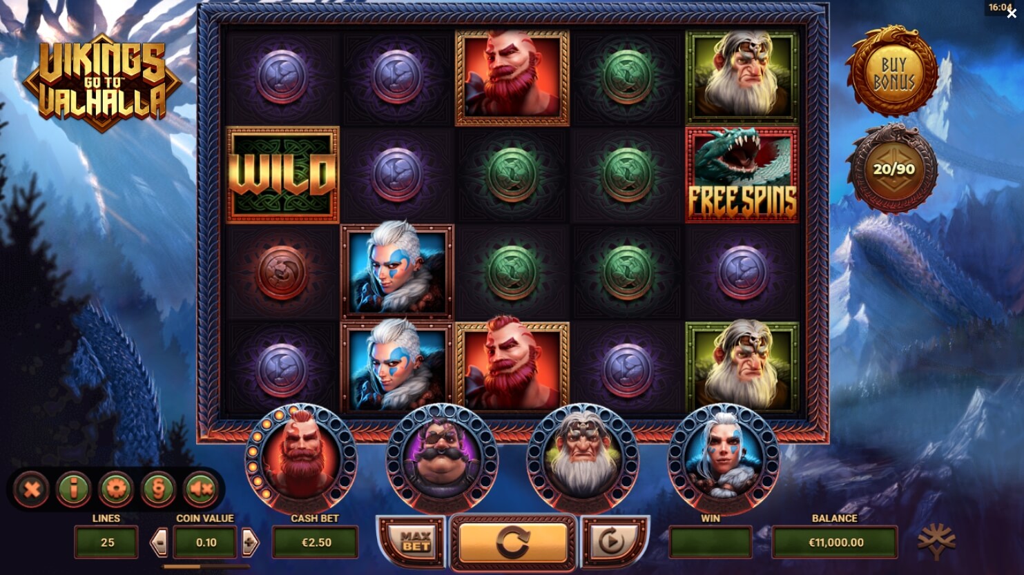 Vikings Go To Valhalla Yggdrasil joker gaming