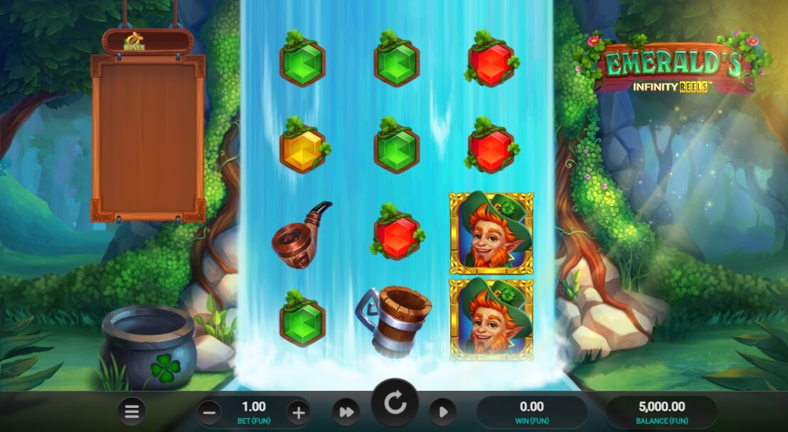 Emerald's Infinity Reels Relax Gaming joker slot