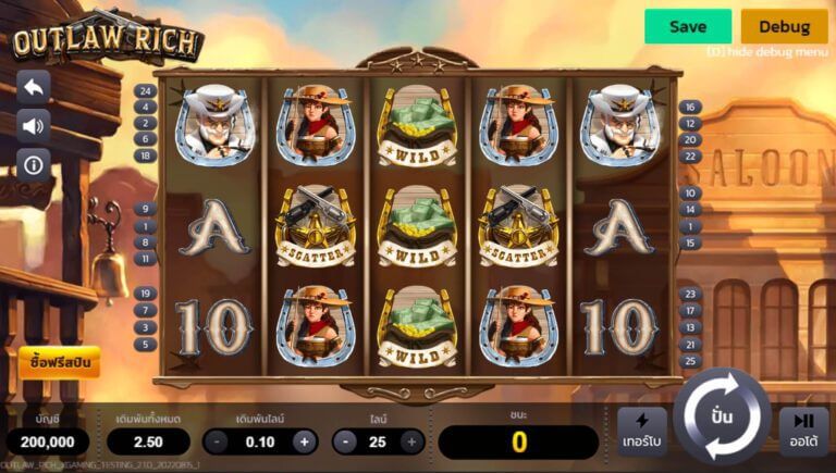Outlaw Rich spinix สล็อตโจ๊กเกอร์