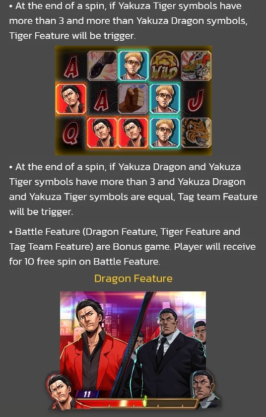 Yakuza Fight spinix โจ๊กเกอร์ 123
