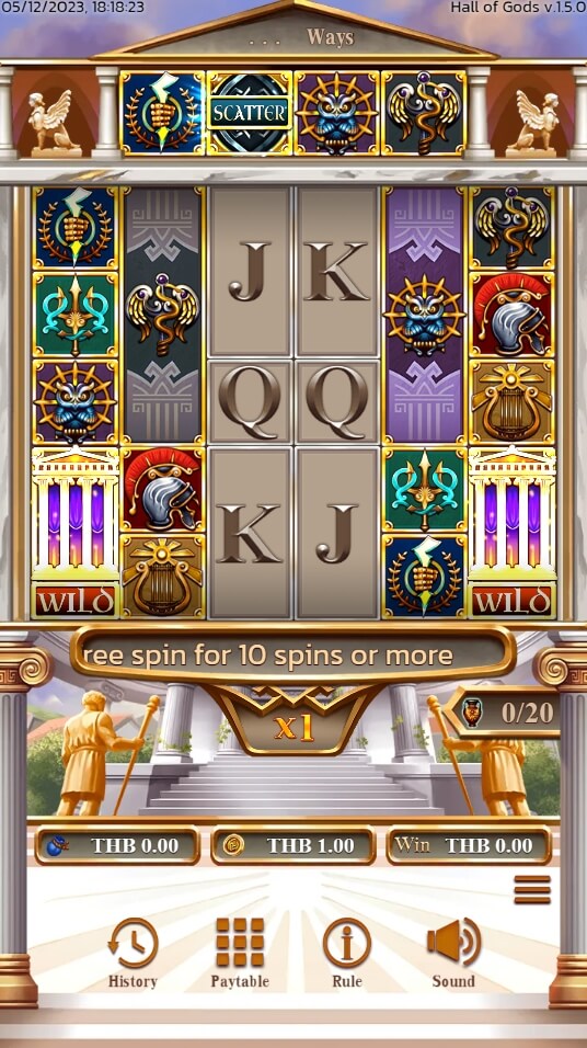Hall of Gods spinix สล็อตโจ๊กเกอร์