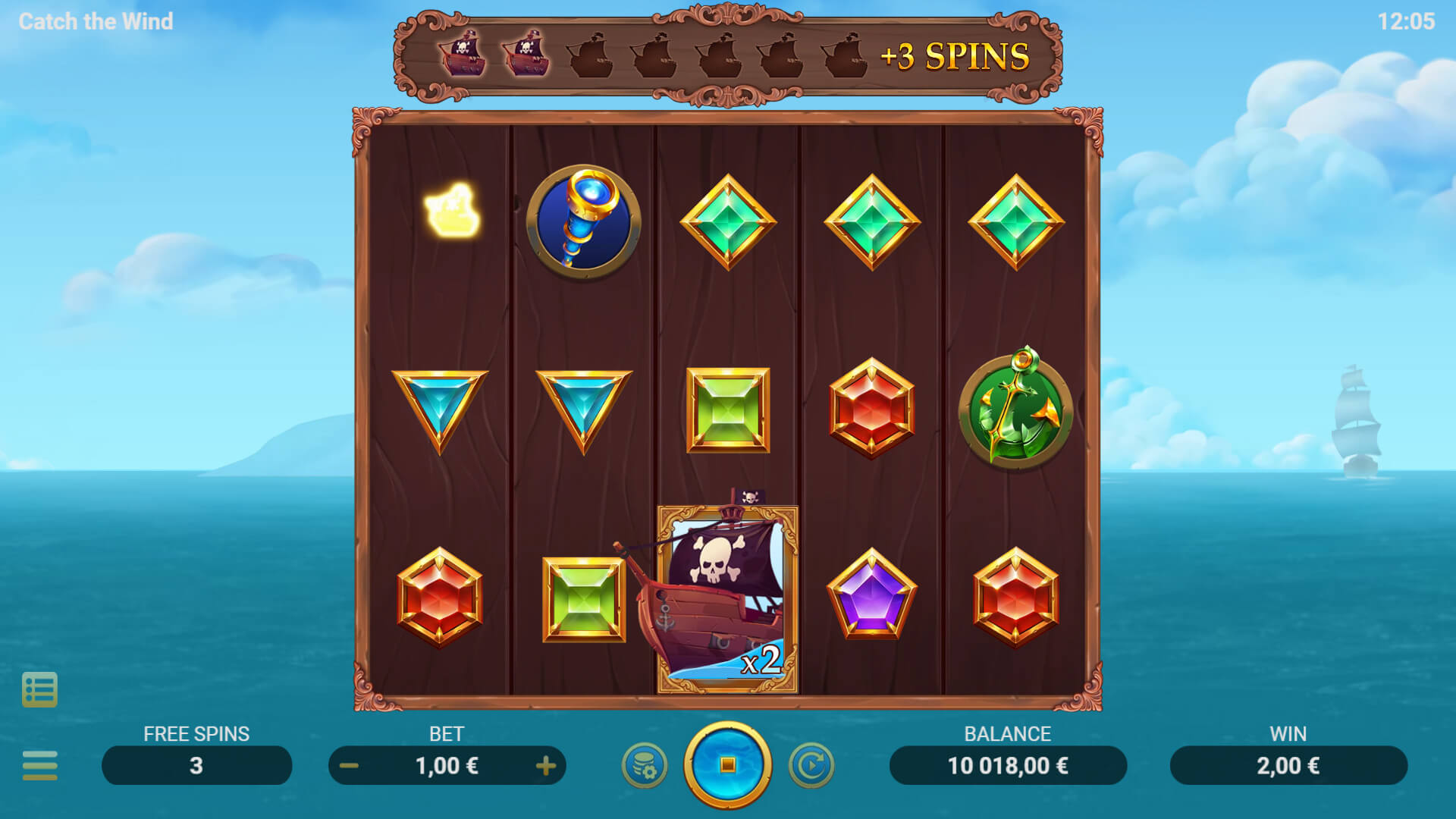 CATCH THE WIND Evoplay โจ๊กเกอร์ 888