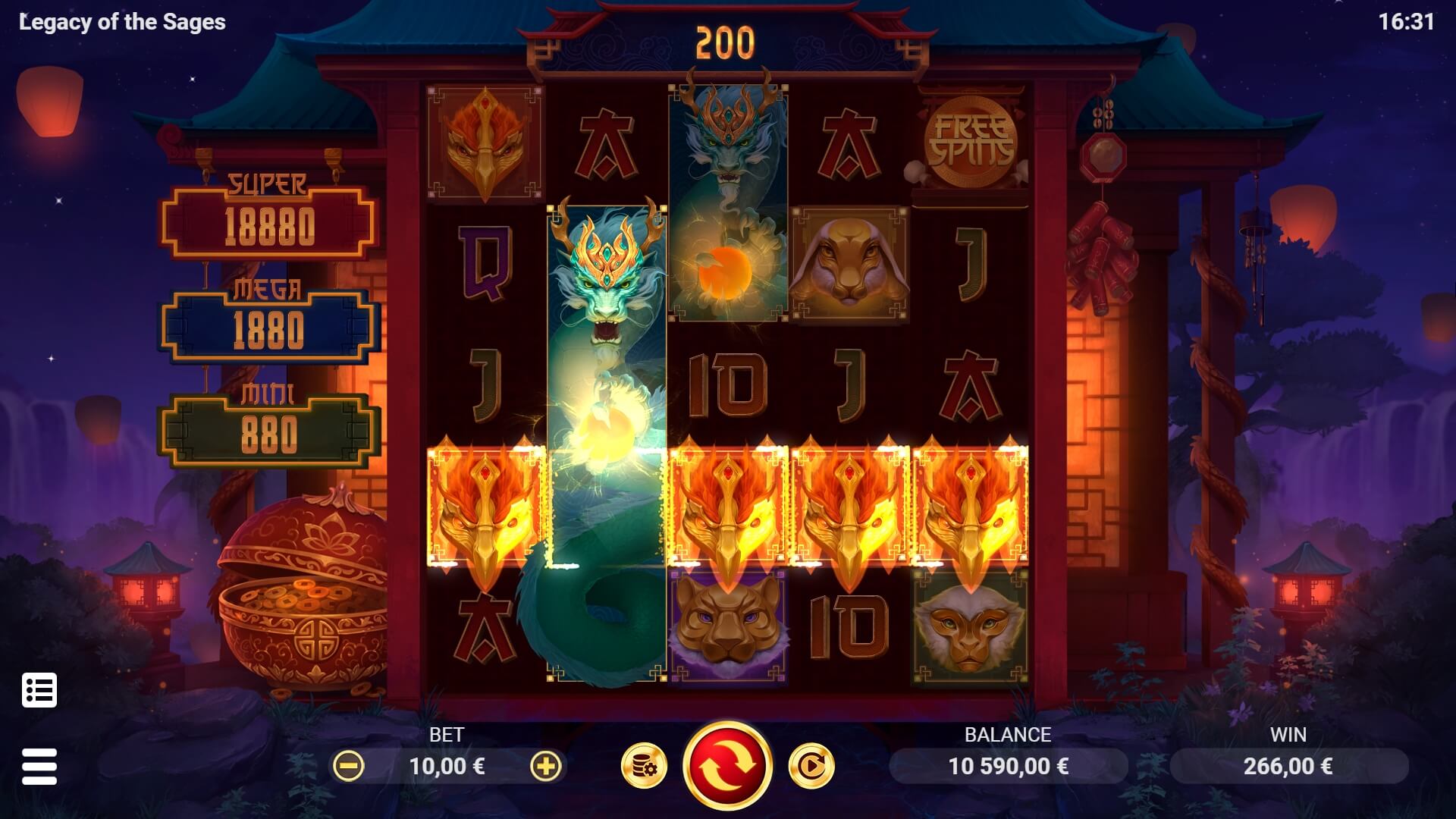 Legacy of the Sages Evoplay joker gaming