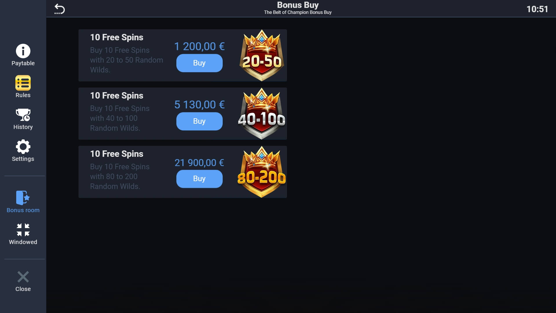 THE BELT OF CHAMPION BONUS BUY Evoplay joker vip