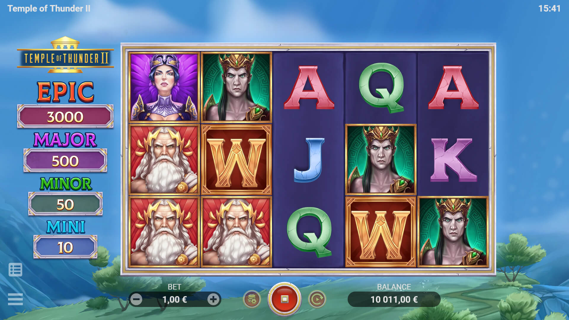 Temple of Thunder II Evoplay joker slot