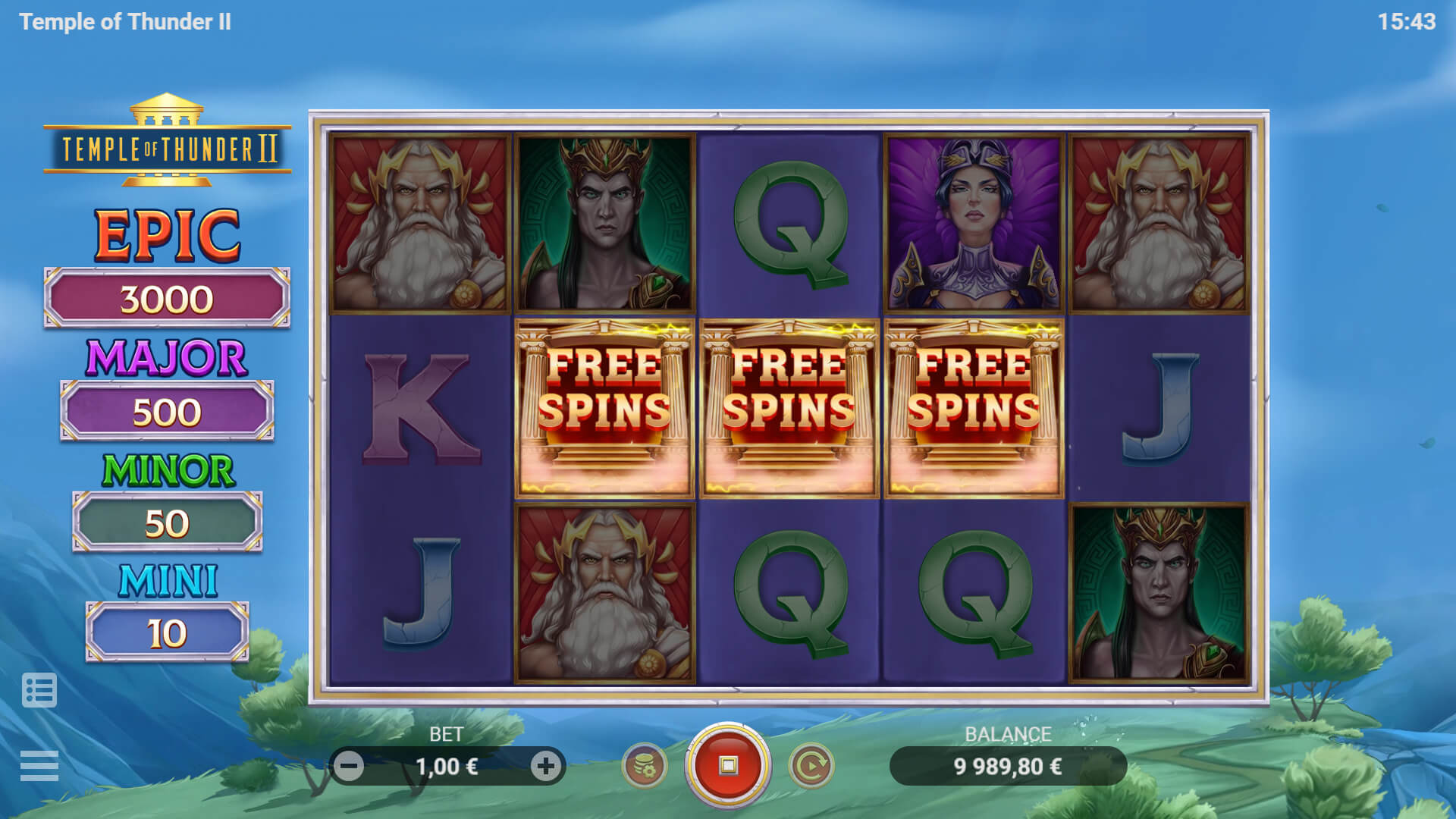 Temple of Thunder II Evoplay joker123th