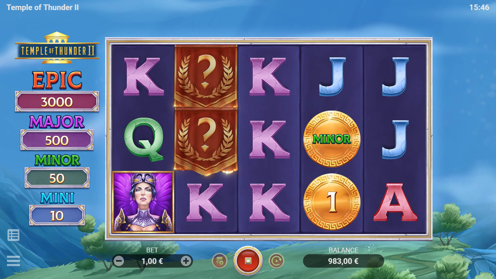 Temple of Thunder II Evoplay สล็อต 1234 joker