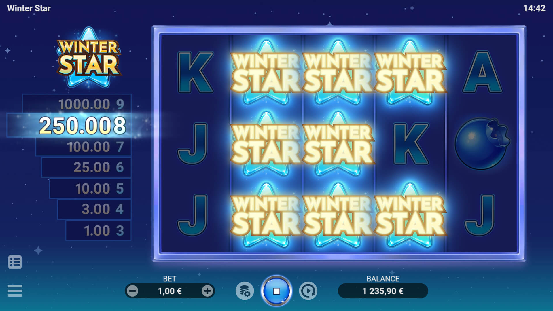 WINTER STAR Evoplay joker gaming