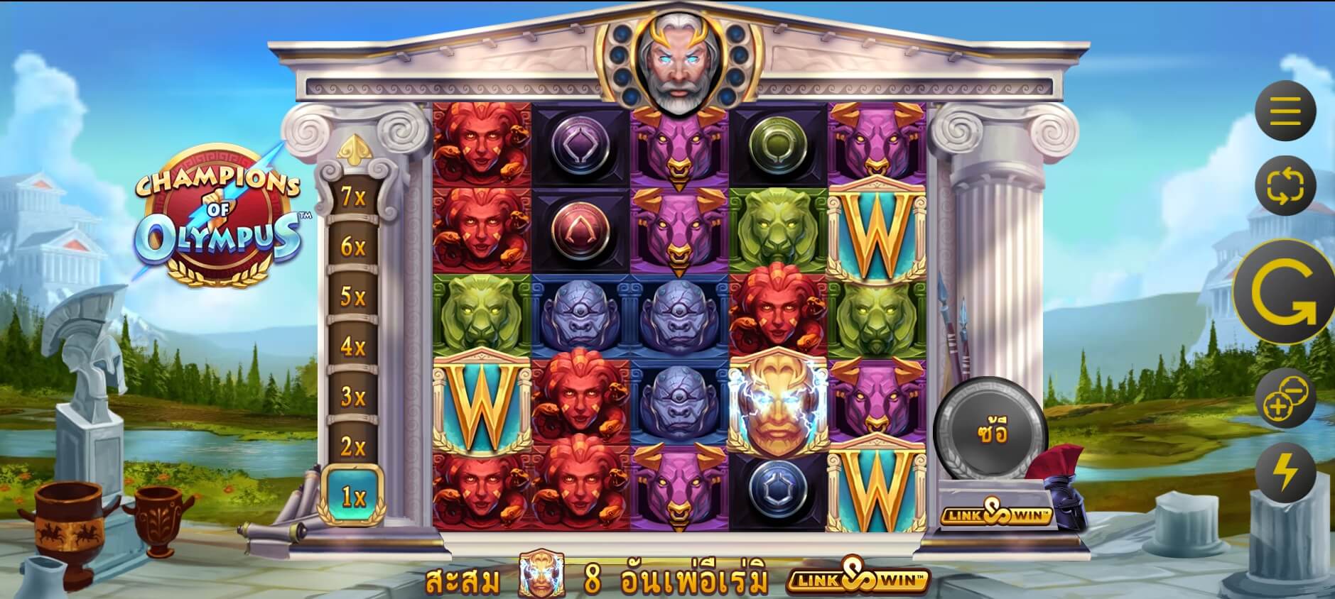 Champions of Olympus Microgaming สล็อตโจ๊กเกอร์