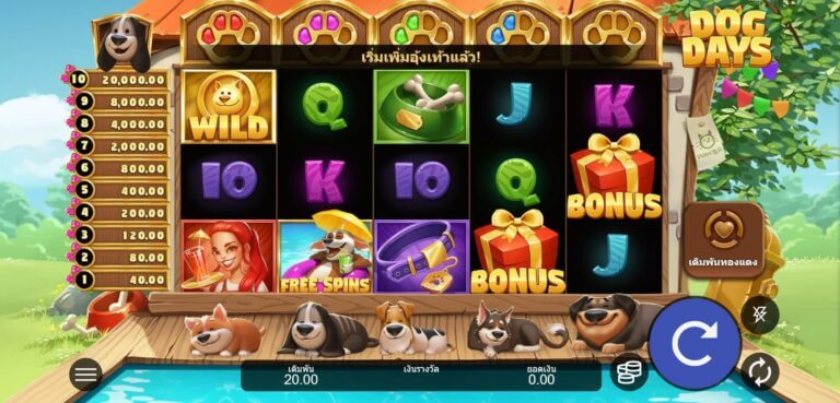 Dog Days Microgaming joker slot