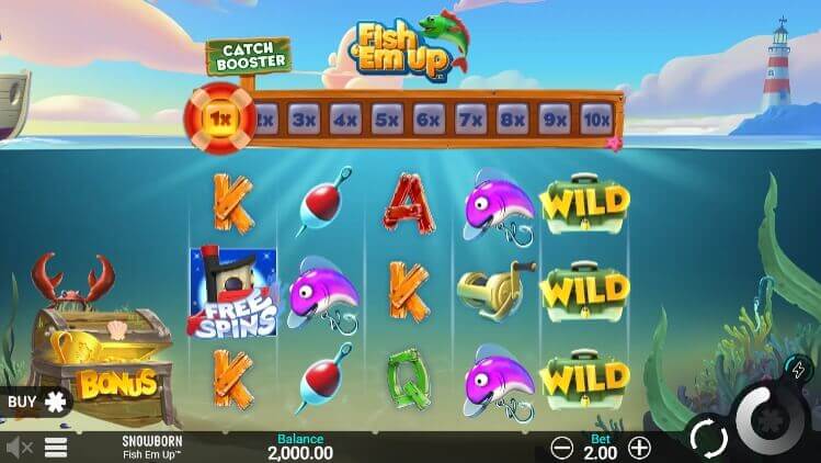 Fish Em Up Microgaming สล็อตโจ๊กเกอร์