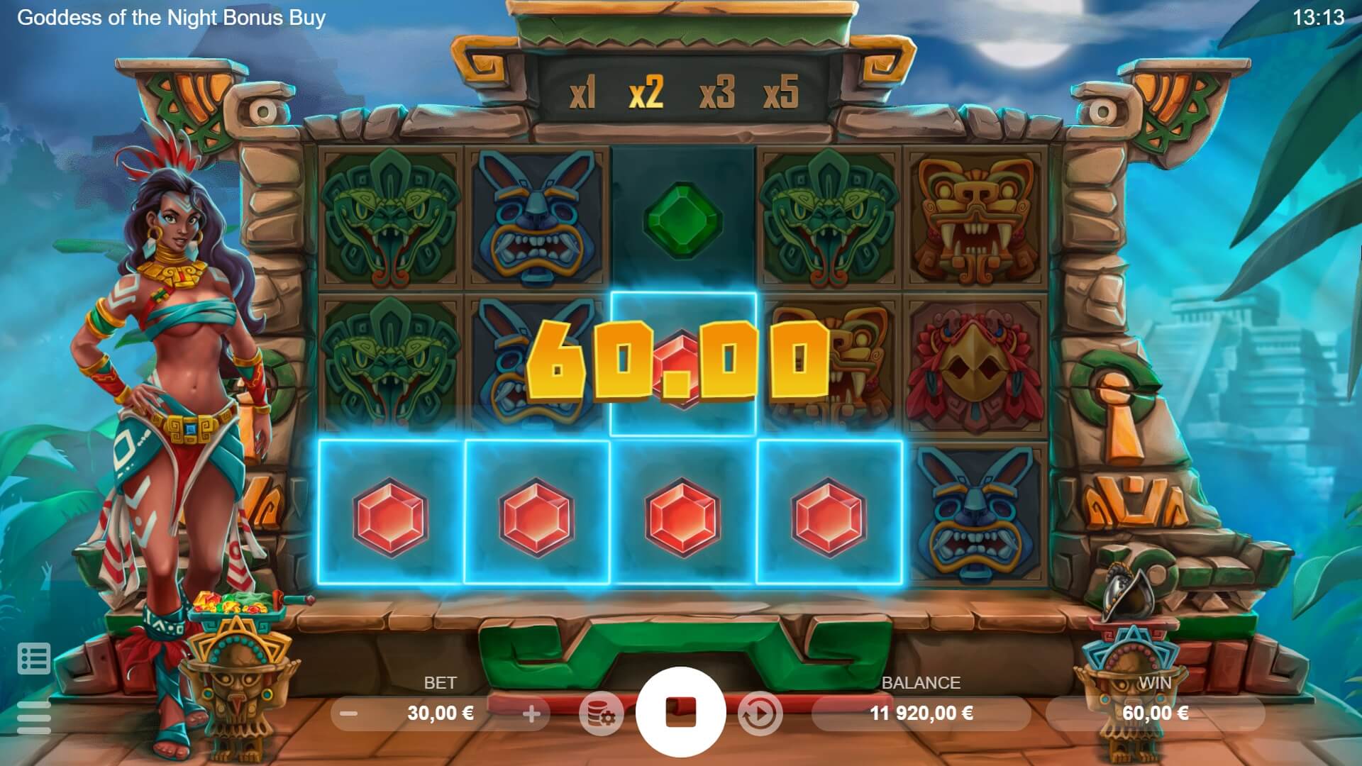 GODDESS OF THE NIGHT BONUS BUY Evoplay joker gaming