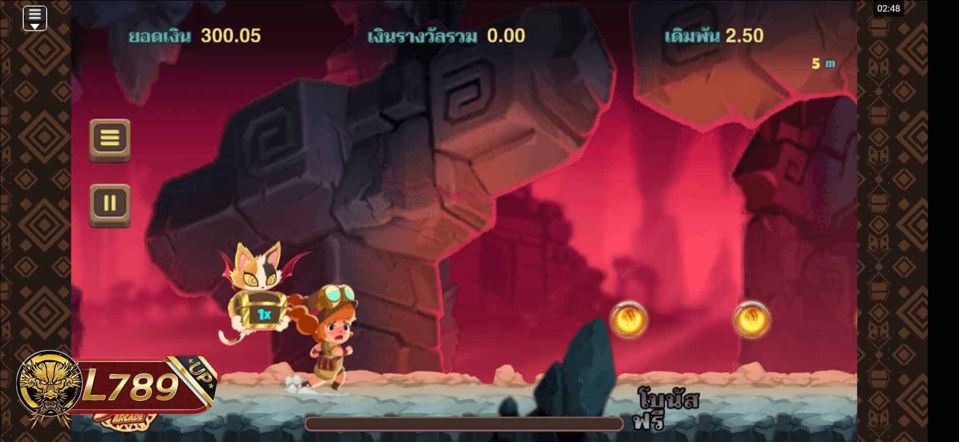 Treasure Dash Microgaming สล็อตโจ๊กเกอร์
