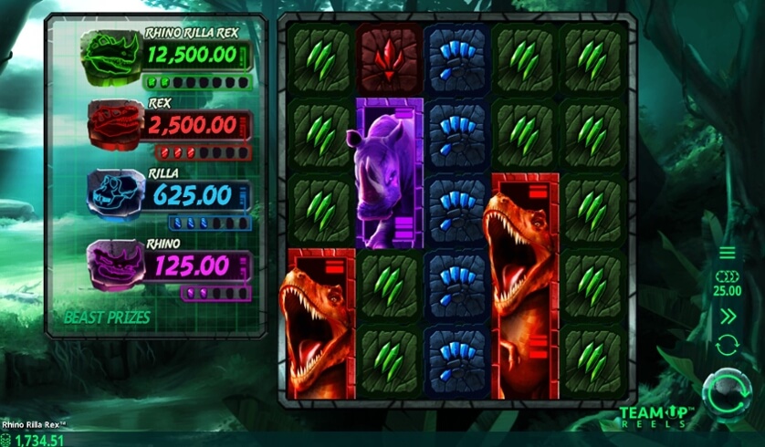 Rhino Rilla Rex Microgaming สล็อตโจ๊กเกอร์