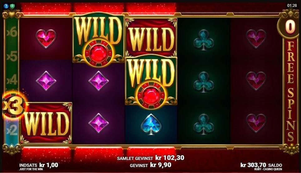 Ruby Casino Queen Microgaming joker slot