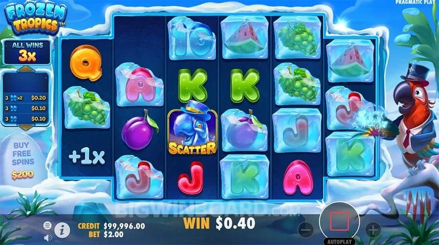 Frozen Tropics Pramatic Play สล็อตโจ๊กเกอร์