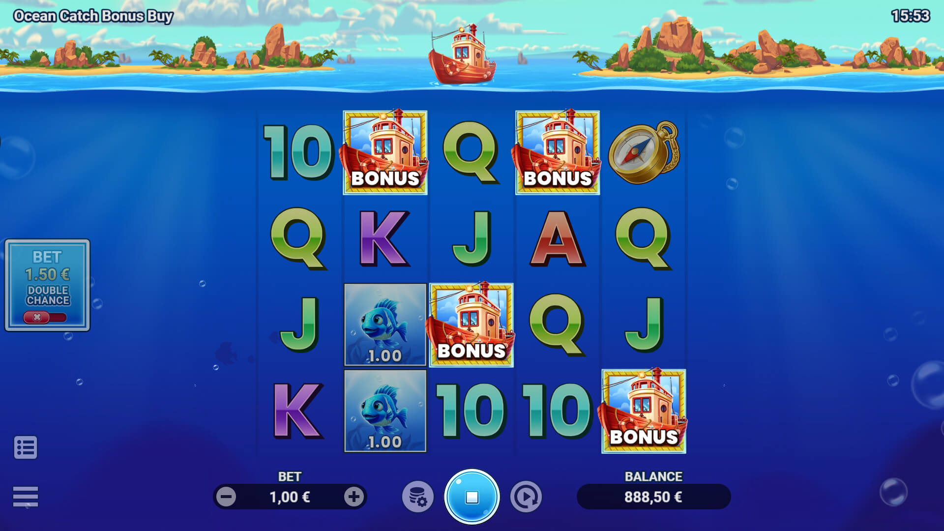 OCEAN CATCH BONUS BUY Evoplay สล็อตโจ๊กเกอร์