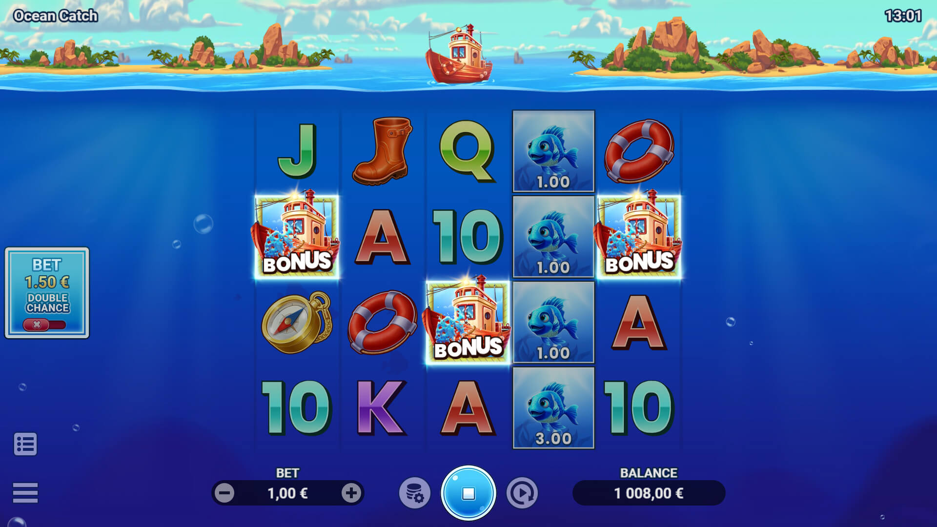 OCEAN CATCH Evoplay joker slot