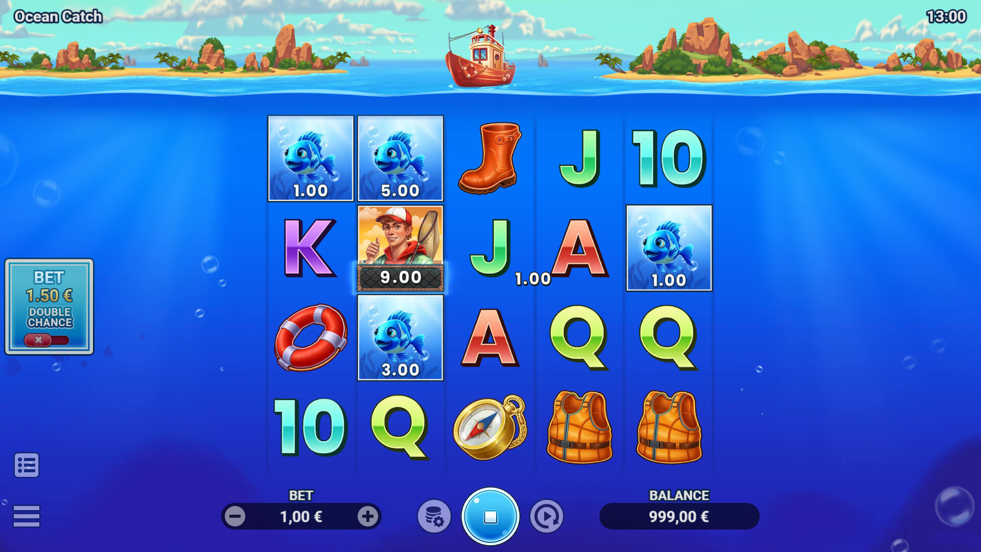 OCEAN CATCH Evoplay joker slot168